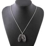 Anatomical Rib Cage Necklace, Gothic Jewelry
