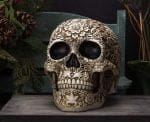 Floral Skull,Gothic Decor,Oddities, Curiosities