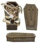 Coffin Jewelry Box. Trinket Box, Casket, Gothic Jewelry
