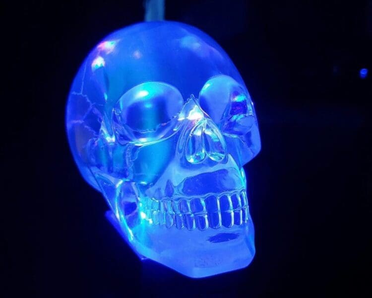 Crystal Skull, Translucent Skull, Oddities, Curiosities