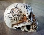 Voodoo Skull, Oddities, Carved Skull, Occult Items, Creepy