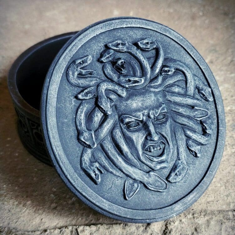 Medusa Jewelry Box, Gothic Decor
