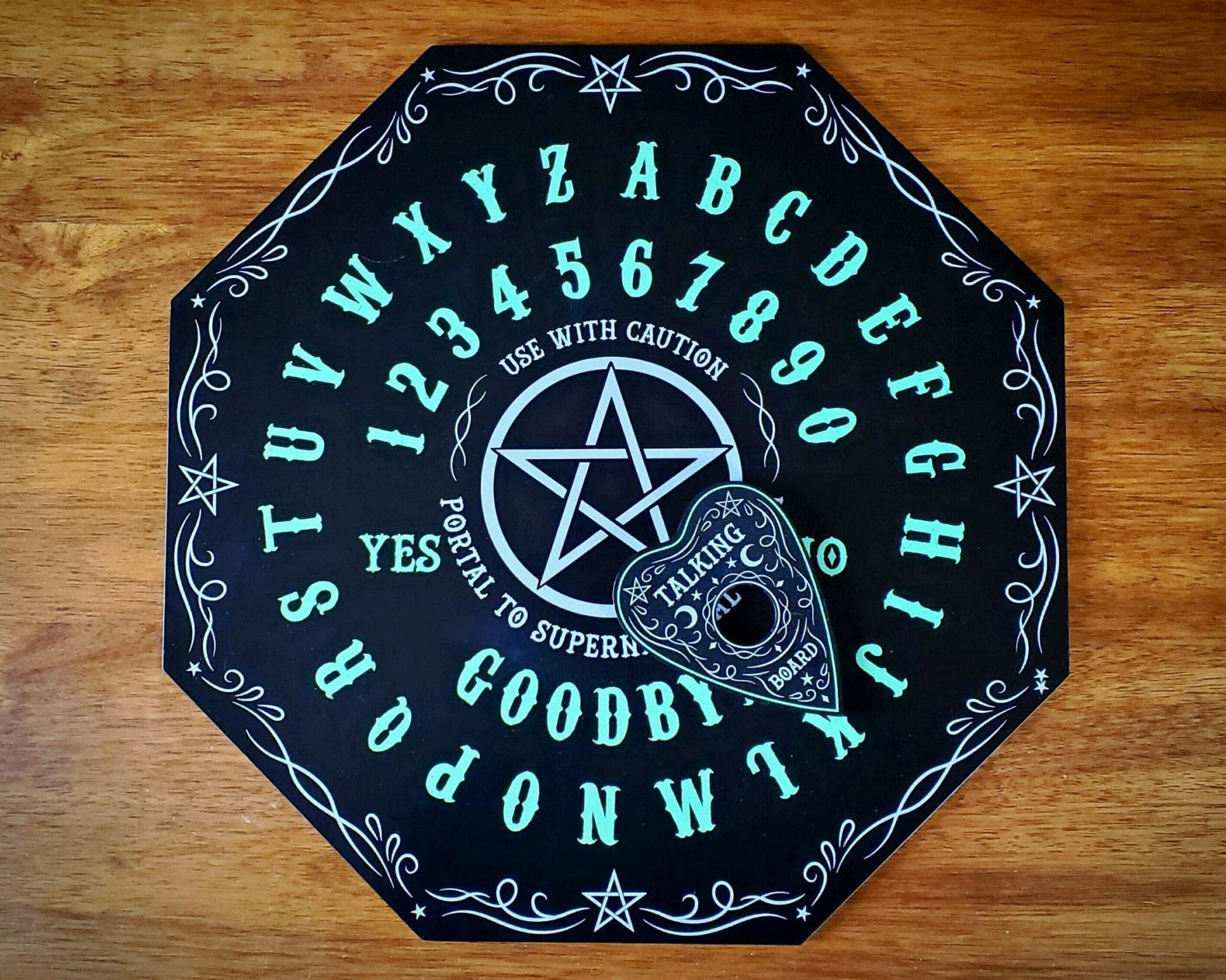 Glow In The Dark Ouija Board, Octagon Ouija Board