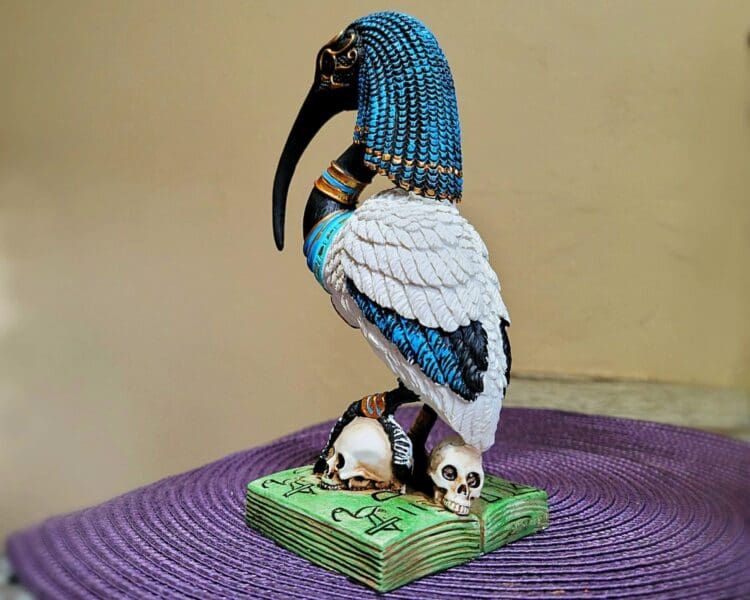 Egyptian Decor, Thoth Statue, Egyptian God Statue