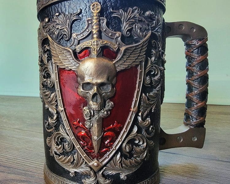 Medieval-Beer-Stein-Barware-Renaissance-Mug
